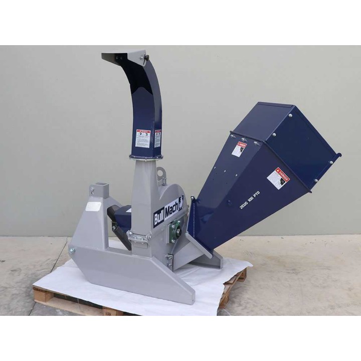 BullMach ZEUS 100 PTO -biotriturator, 30–60 HP, kolmipistekiinnitys, 100 mm