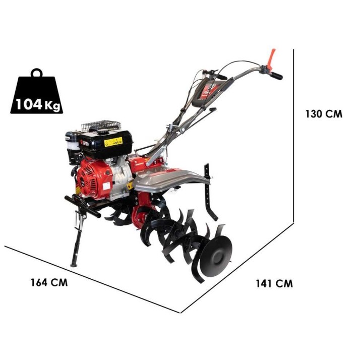 Italian Power RG6.5-130 jyrsin, 13 HP, Rato R389, 141 cm, 2+1