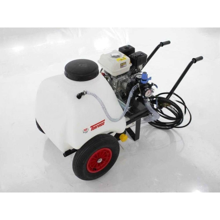 Comet MC25 Honda GP160 -ruiskupumppu, 120 l säiliö ja kärry