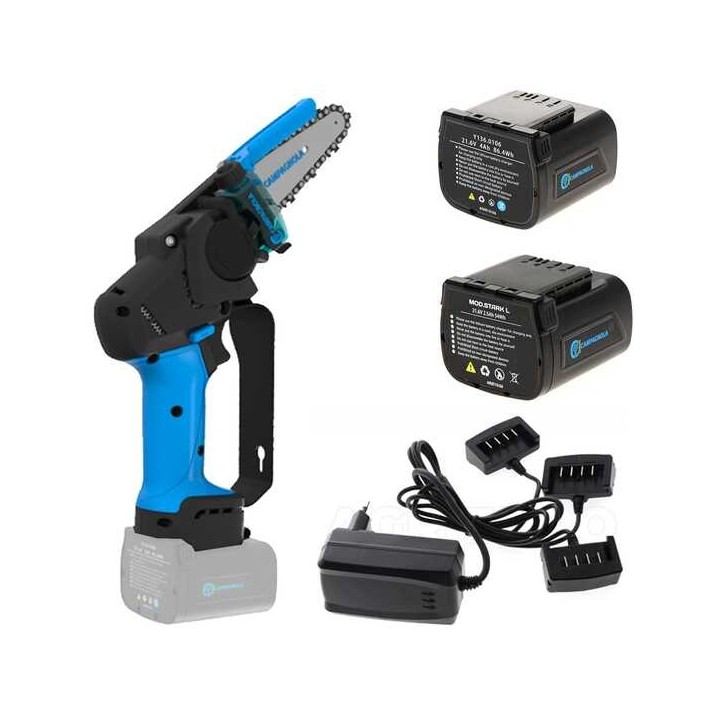 Campagnola T Rex akkukäyttöinen oksasaha 470 W 21 6 V 2 akkua