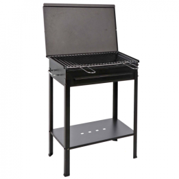 Mille Stromboli Medium hiiligrilli 47 5 37 cm ritilä kromattu teräs