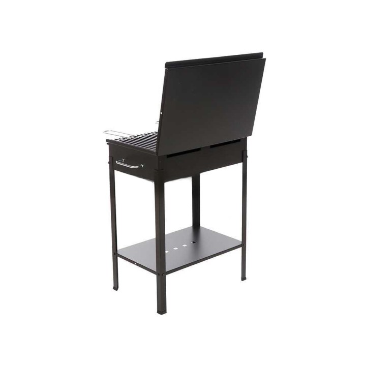 Mille Stromboli Medium hiiligrilli, 47,5 × 37 cm ritilä, kromattu teräs