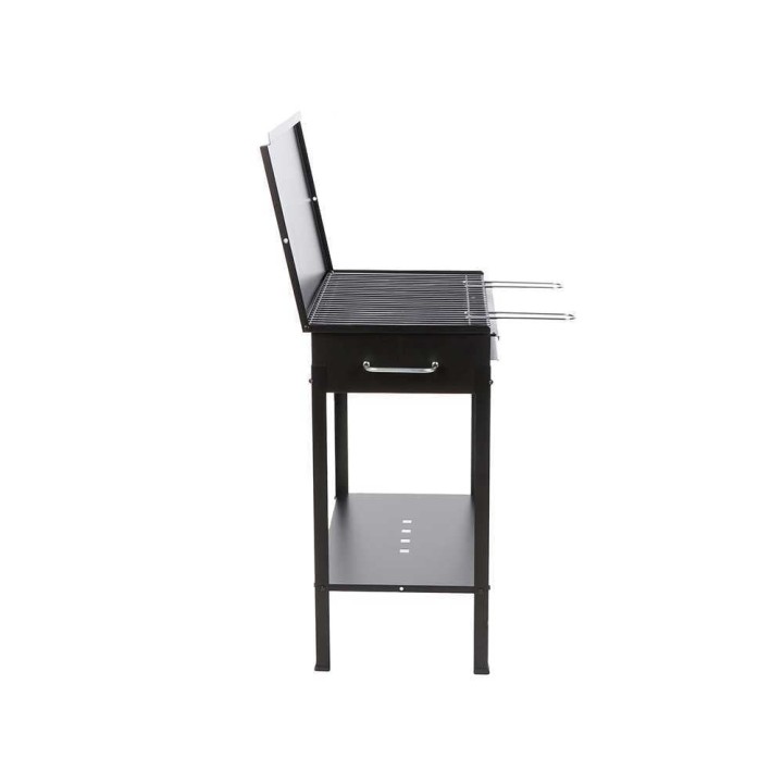Mille Stromboli Medium hiiligrilli, 47,5 × 37 cm ritilä, kromattu teräs