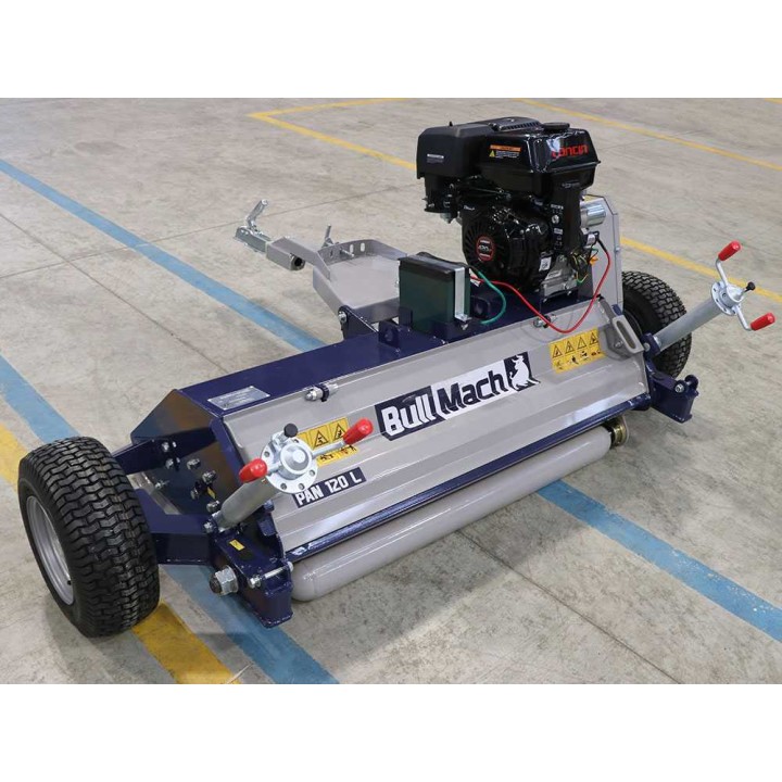 BullMach PAN 120 L vetävä traktorileikkuri mönkijälle, Loncin G420FD, 15 HP, 120 cm