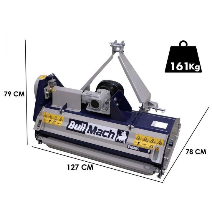 BullMach Ermes 115 F kevyt traktorimurskain, 115 cm