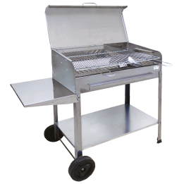 Mille Achille INOX 70 40 90 hiiligrilli ritilä 67 5 37 cm teräs