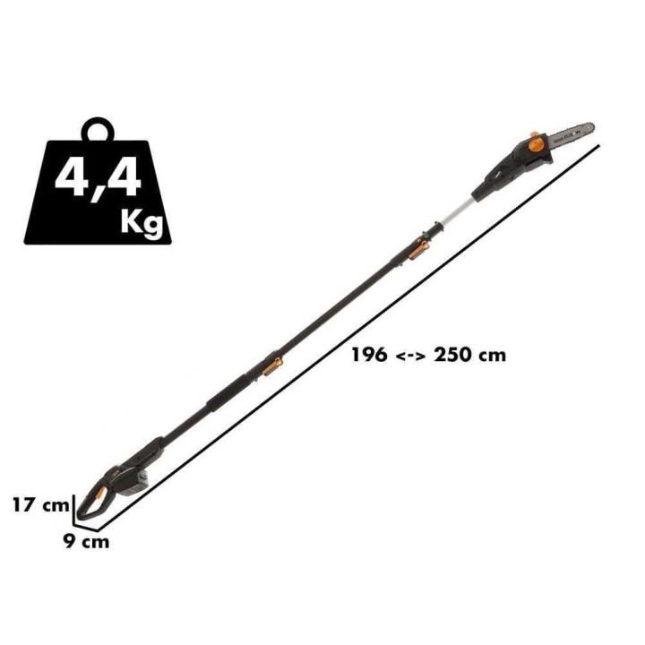 Alpina AMT 20 Li Kit akkukäyttöinen oksasaha ja pensasleikkuri, 20 V, 4 Ah