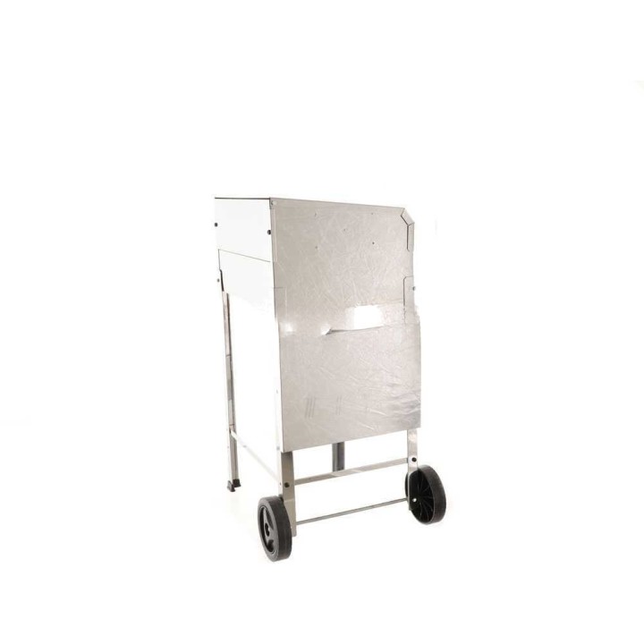 Achille INOX 50x40x90 hiiligrilli, ruostumaton teräs, 47,5 × 37 cm