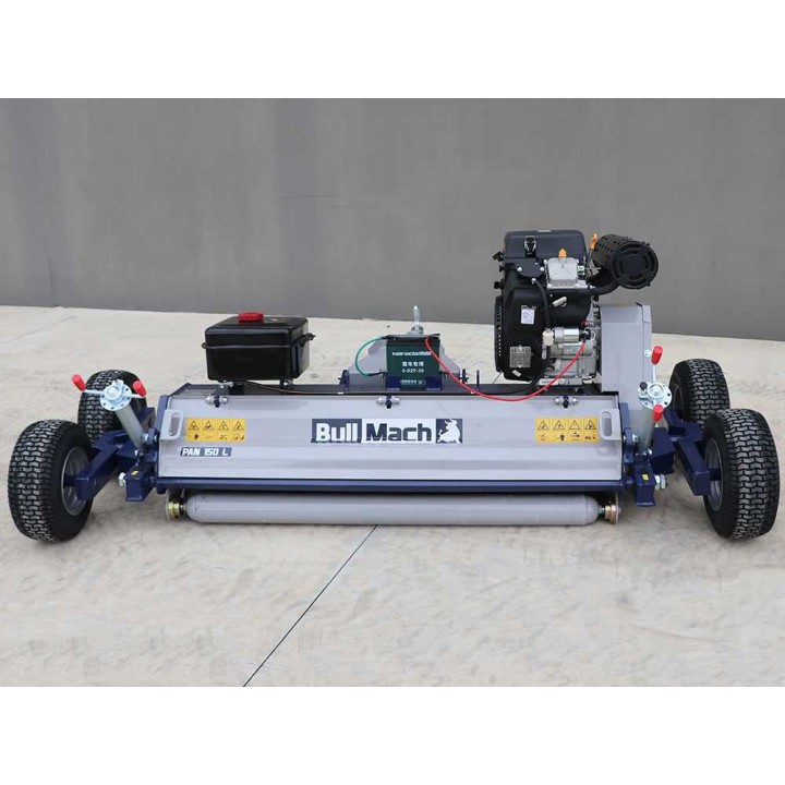 BullMach PAN 150 L hinattava murskain mönkijälle, Loncin LC2V80FD, 24 HP, 150 cm