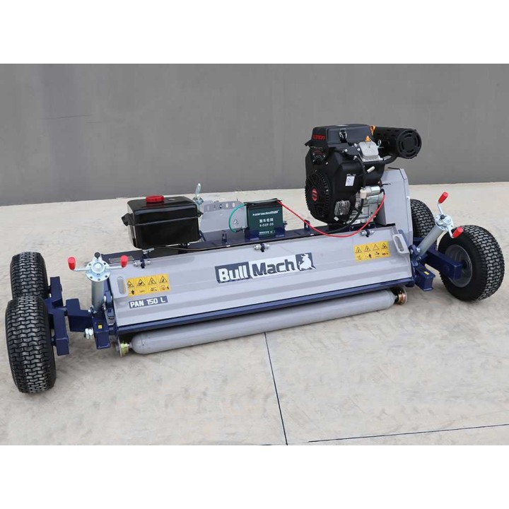 BullMach PAN 150 L hinattava murskain mönkijälle, Loncin LC2V80FD, 24 HP, 150 cm