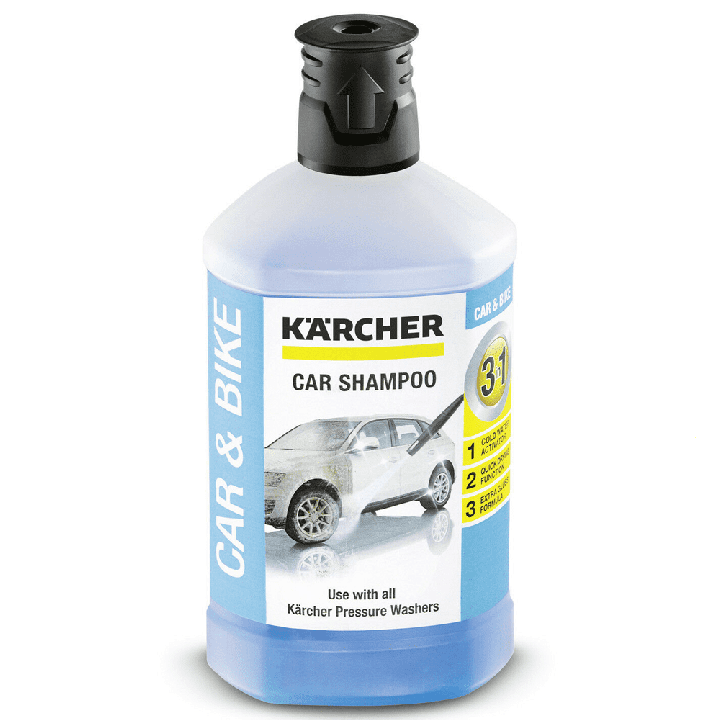 Karcher 3 in 1 shampoo autoille ja moottoripyörille painepesureille