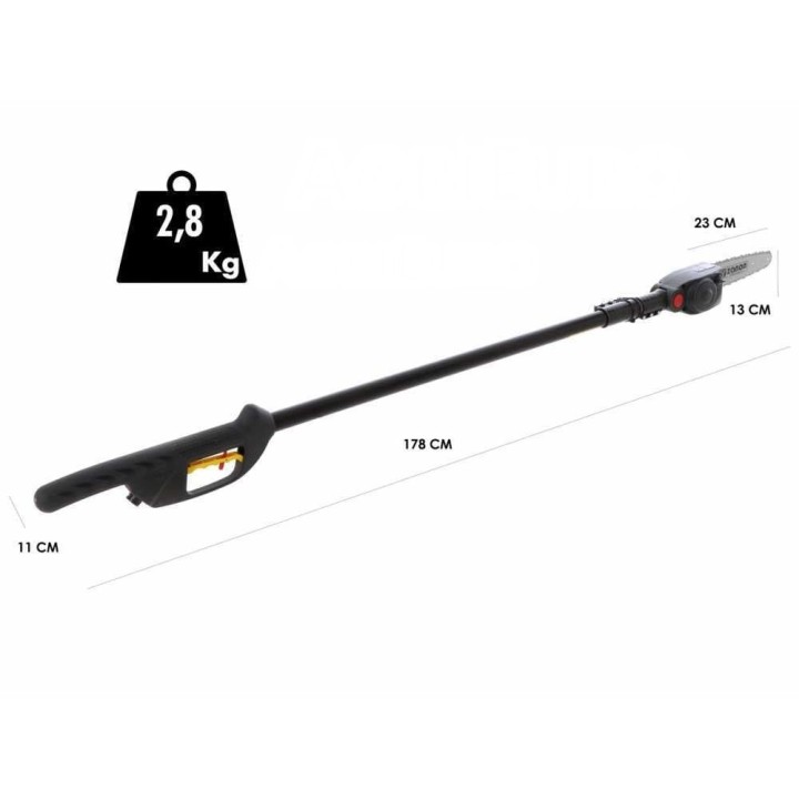 Zanon Rino AL 200 akkukäyttöinen teleskooppinen oksasaha, 50,4 V, 23 cm
