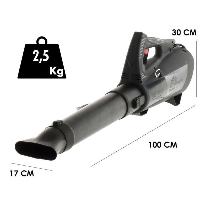 Zanon Dragos 900-T akkupuhallin, 800 W, 50,4 V, 15,9 Ah