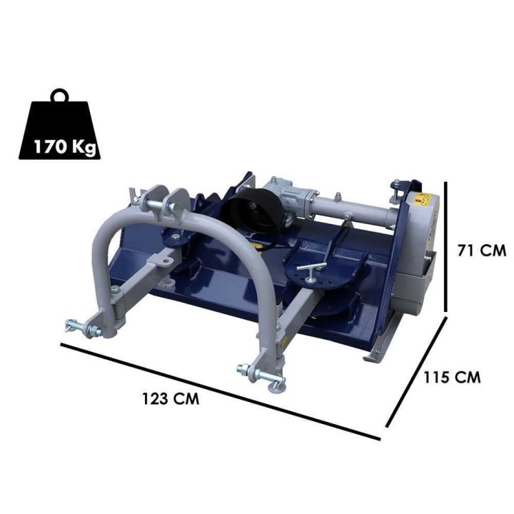 BullMach Ermes 105 S traktorimurskain, 105 cm, manuaalinen sivusiirto