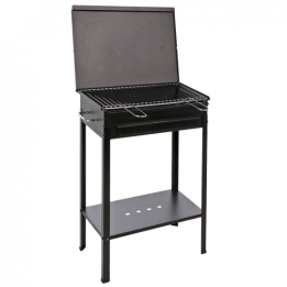 Stromboli Small hiiligrilli kromattu teräsritilä 40 28 cm kansi 1 120 cm