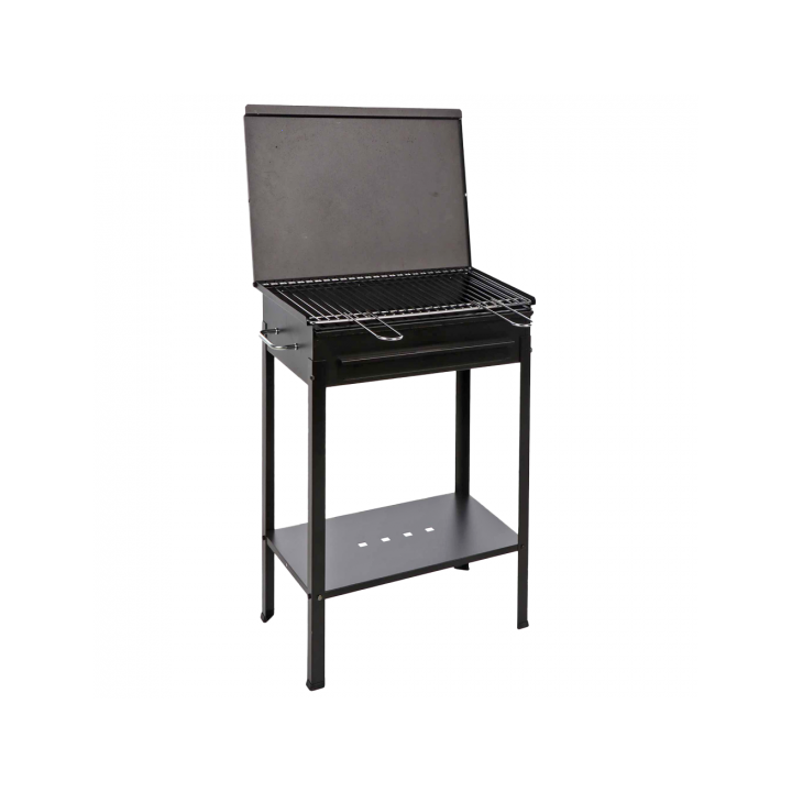 Stromboli Small hiiligrilli kromattu teräsritilä 40 28 cm kansi 1 120 cm