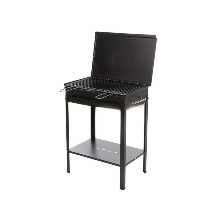 Stromboli Small hiiligrilli, kromattu teräsritilä 40 × 28 cm, kansi, 1 120 cm²
