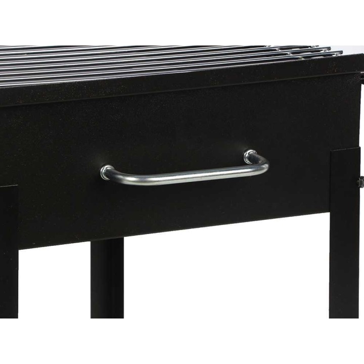 Stromboli Small hiiligrilli, kromattu teräsritilä 40 × 28 cm, kansi, 1 120 cm²