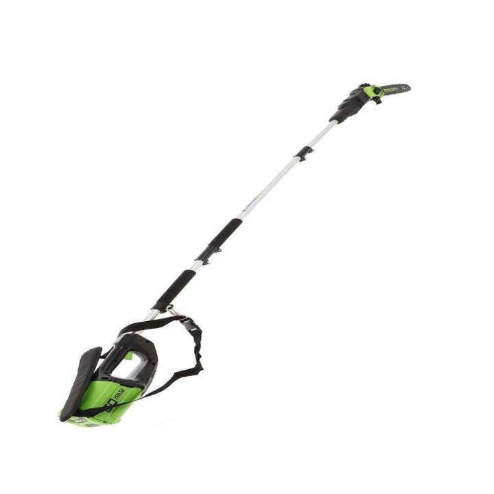 Greenworks GD60PS akkukäyttöinen oksasaha varrella, 60 V, 25 cm, ilman akkua ja laturia
