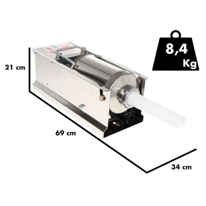 Reber 8966 N makkarantäyttökone, 3 kg, 2 nopeutta, ruostumaton teräs