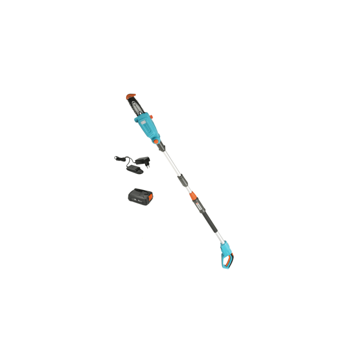 Gardena TCS 20/18V P4A Ready-To-Use Set oksasaha, 18 V, 20 cm, teleskooppivarsi