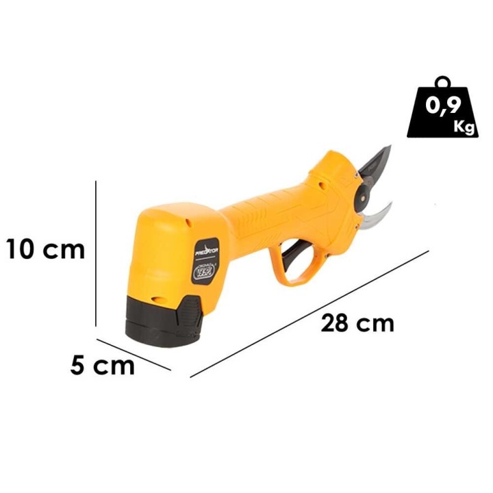 Volpi PV280 -akkuoksasakset, 150 W, 25 mm, 2 × 14,4 V 2 Ah