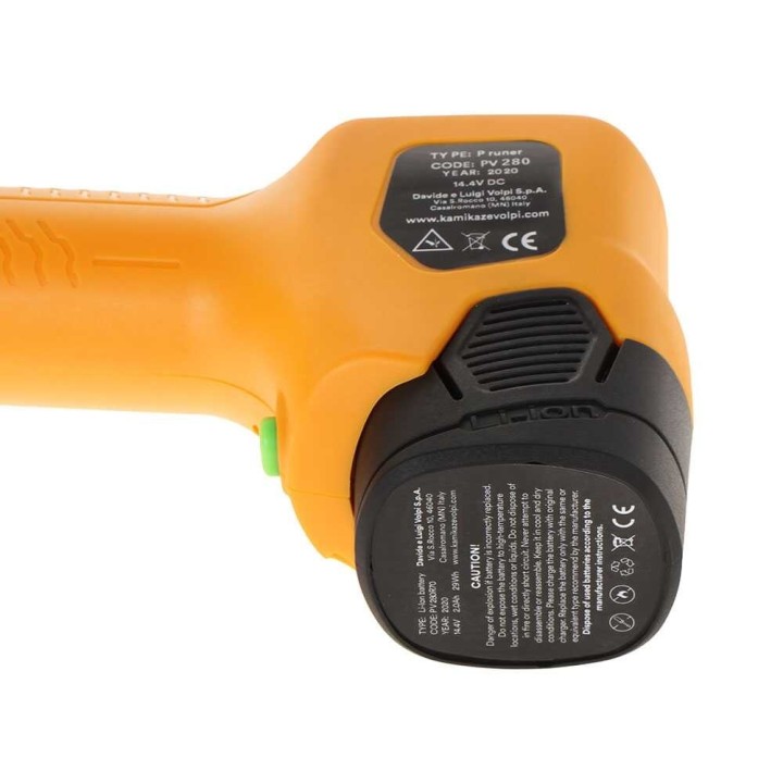 Volpi PV280 -akkuoksasakset, 150 W, 25 mm, 2 × 14,4 V 2 Ah