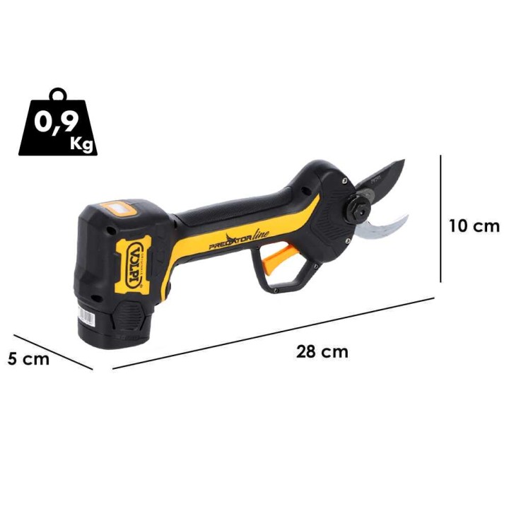 Volpi PV295 sähköiset oksasakset, 2 × 14,4 V 2,5 Ah