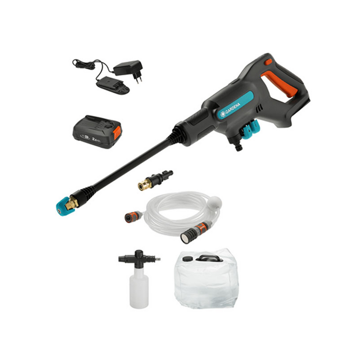 Gardena AcquaClean 24 18V Lithium akkukäyttöinen painepesuri 24 bar 2 5 Ah