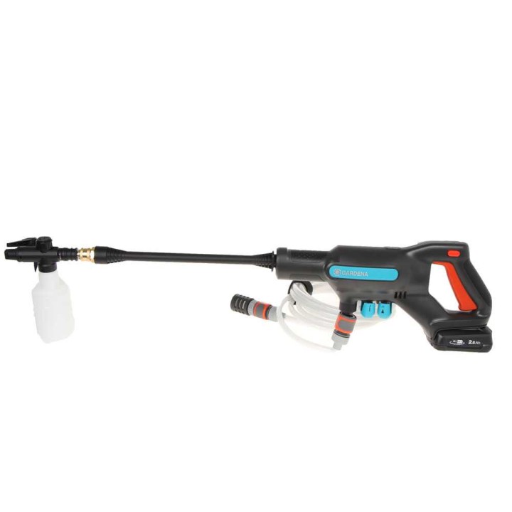 Gardena AcquaClean 24/18V Lithium akkukäyttöinen painepesuri, 24 bar, 2,5 Ah