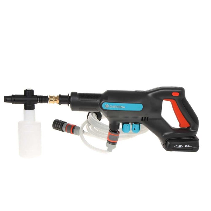 Gardena AcquaClean 24/18V Lithium akkukäyttöinen painepesuri, 24 bar, 2,5 Ah