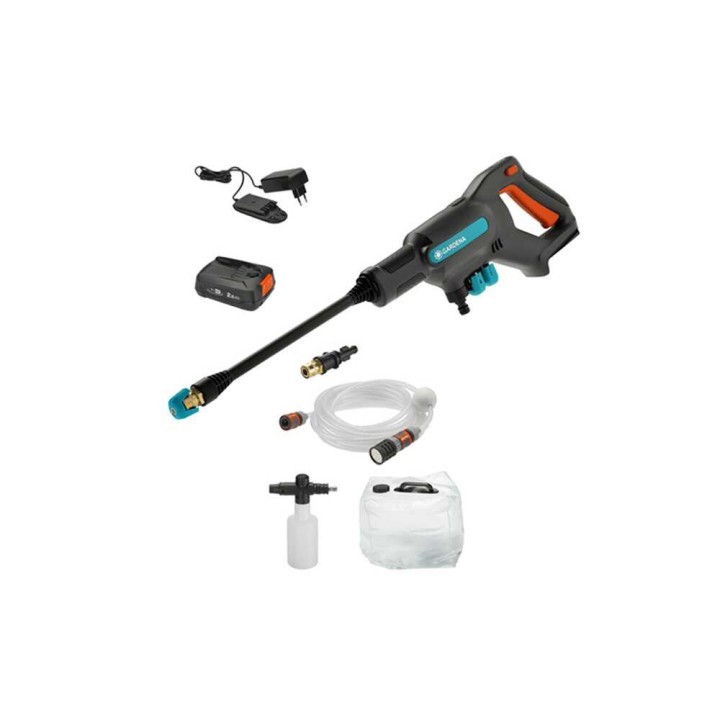 Gardena AcquaClean 24/18V Lithium akkukäyttöinen painepesuri, 24 bar, 2,5 Ah
