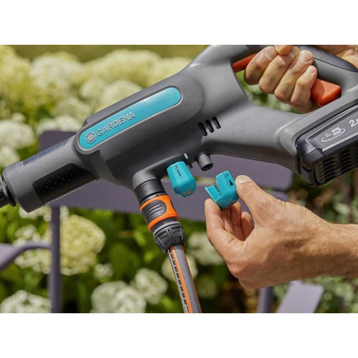 Gardena AcquaClean 24/18V Lithium akkukäyttöinen painepesuri, 24 bar, 2,5 Ah