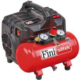 Fini SILTEK S 6 öljytön hiljainen kompressori 1 HP 6 l 8 bar