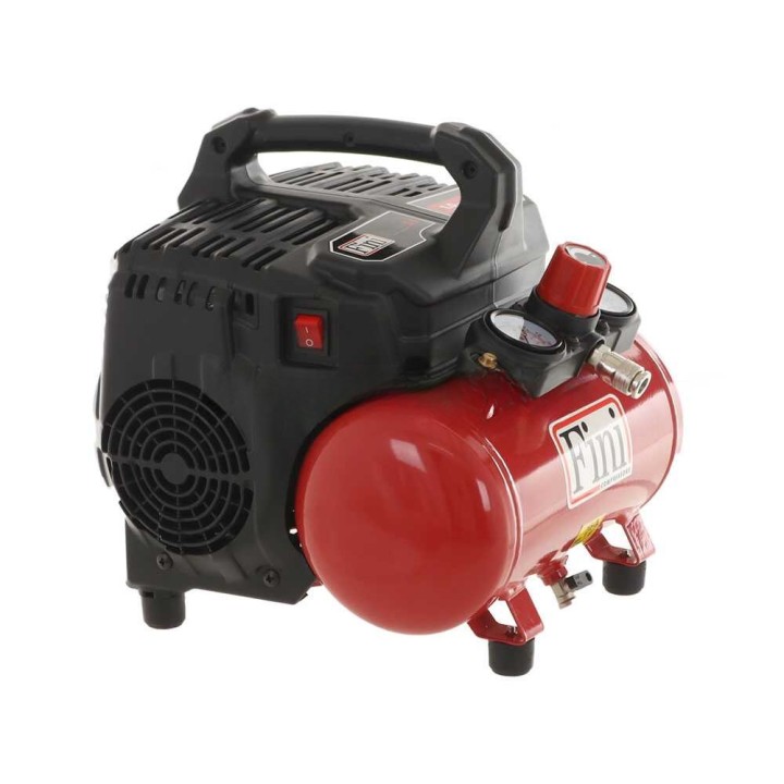 Fini SILTEK S/6 öljytön hiljainen kompressori, 1 HP, 6 l, 8 bar