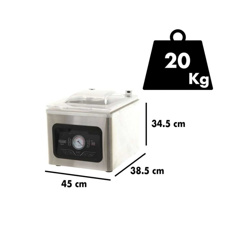 RoyalFood i-VCM 30 kammiotyhjiöpakkauskone, 350 W, 28,5 cm