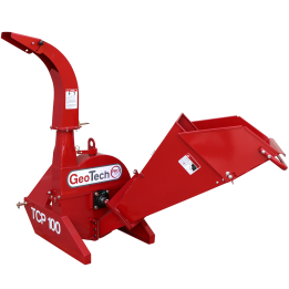 GeoTech Pro TCP 100 traktorikäyttöinen biotriturain 100 mm