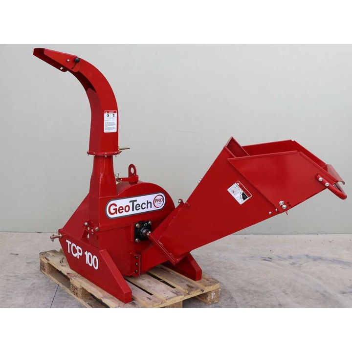 GeoTech Pro TCP 100 traktorikäyttöinen biotriturain, 100 mm