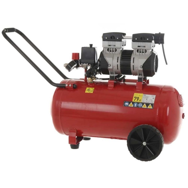 Fini Siltek 50 öljytön sähkökompressori, 1,3 HP, 50 l, 8 bar