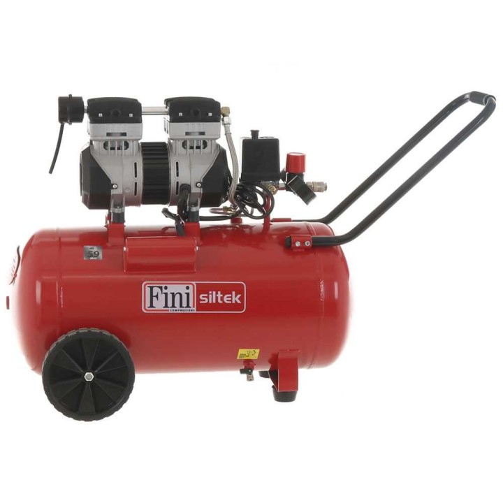 Fini Siltek 50 öljytön sähkökompressori, 1,3 HP, 50 l, 8 bar