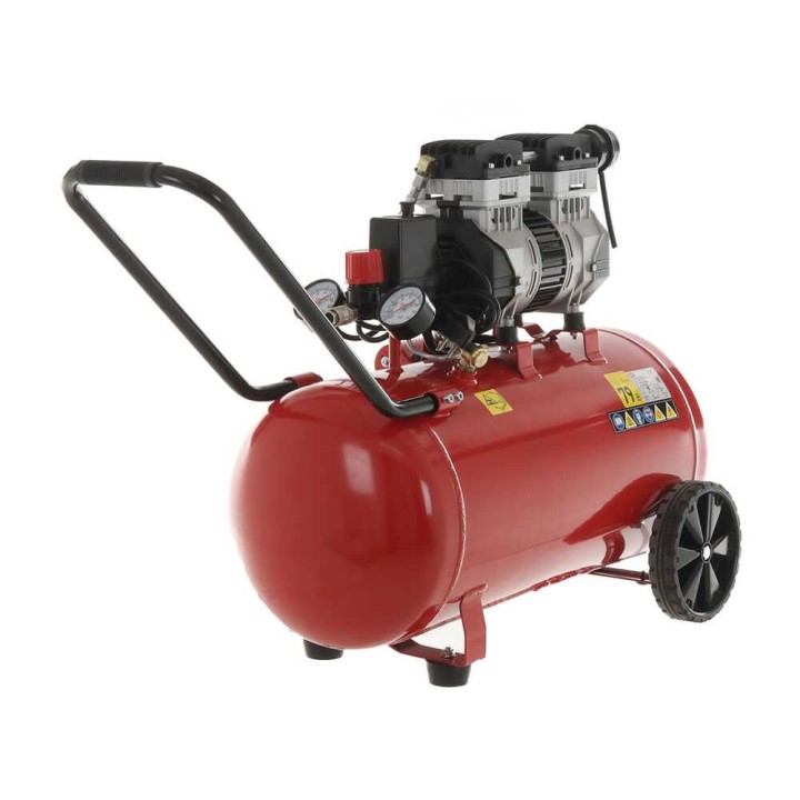 Fini Siltek 50 öljytön sähkökompressori, 1,3 HP, 50 l, 8 bar