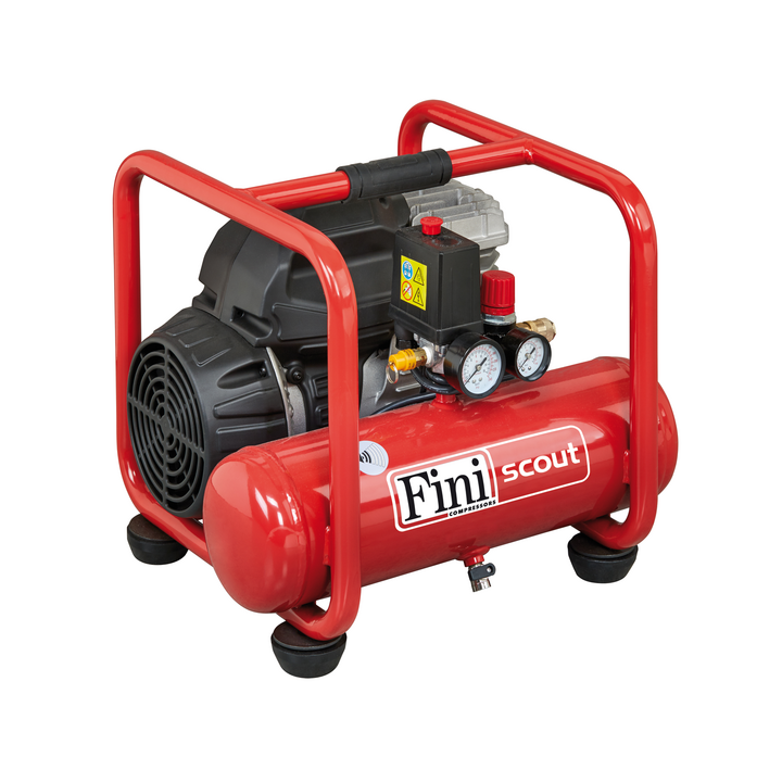 Fini Scout 6 244 öljytön sähkökompressori 1 5 HP 6 l 8 bar