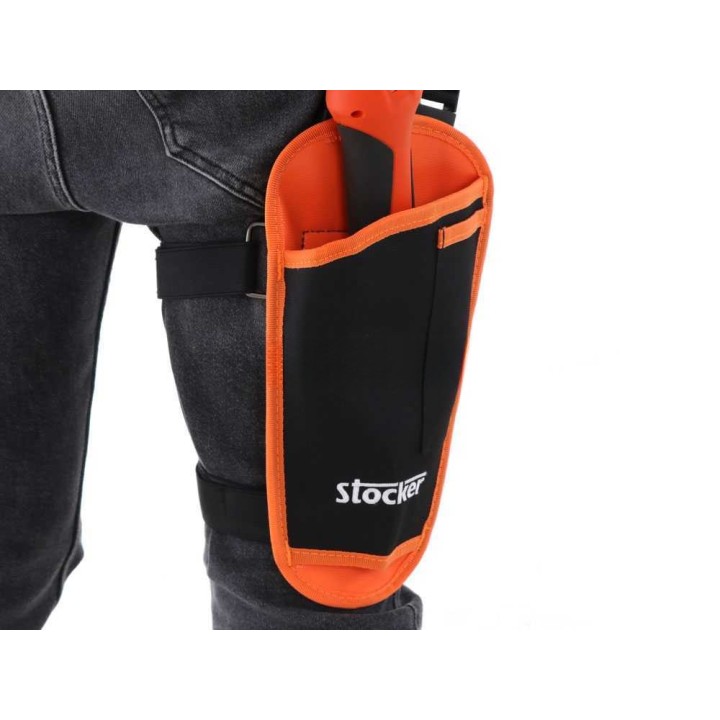 Stocker-kotelo sähkösaksille, reidelle sijoitettava