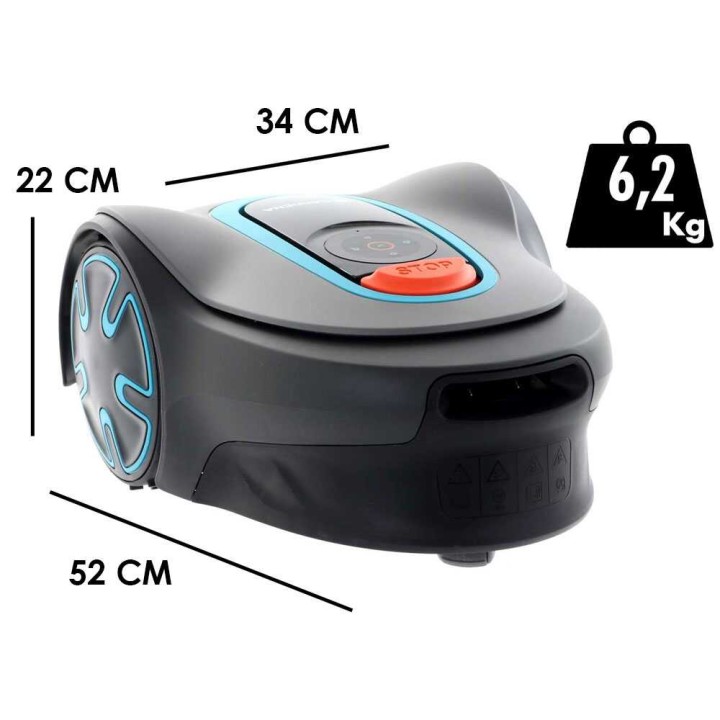 Gardena SILENO minimo 500 robottiruohonleikkuri, 18 V, 500 m²