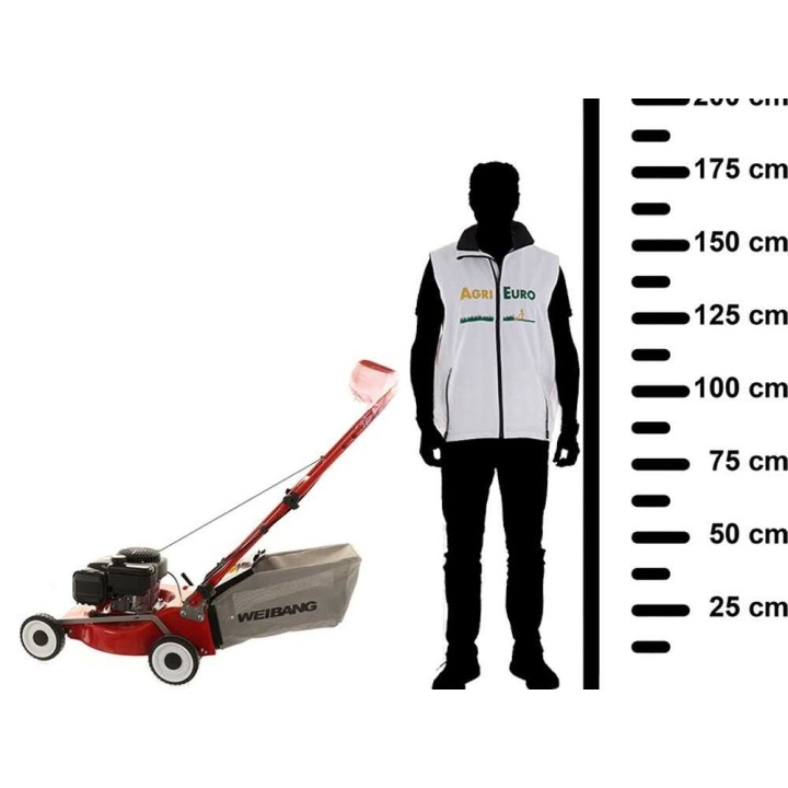 Weibang WB455HCOP ruohonleikkuri, 139 cm³, 45 cm, keruusäkki