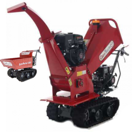 BMS155 LE telavetoinen bioturri kari ja Dumper lava 15 HP 90 mm 300 kg