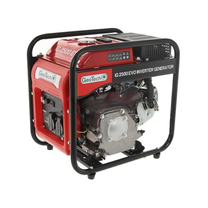 GeoTech iG 2500 EVO invertterigeneraattori, 2,5 kW, 230 V, bensiini