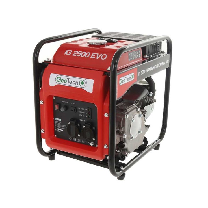 GeoTech iG 2500 EVO invertterigeneraattori, 2,5 kW, 230 V, bensiini