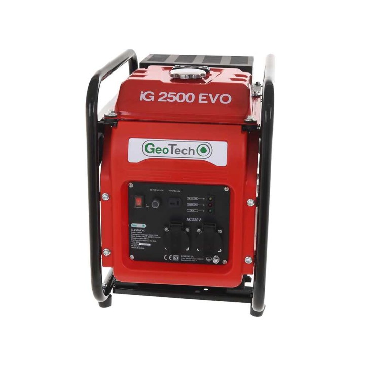 GeoTech iG 2500 EVO invertterigeneraattori, 2,5 kW, 230 V, bensiini