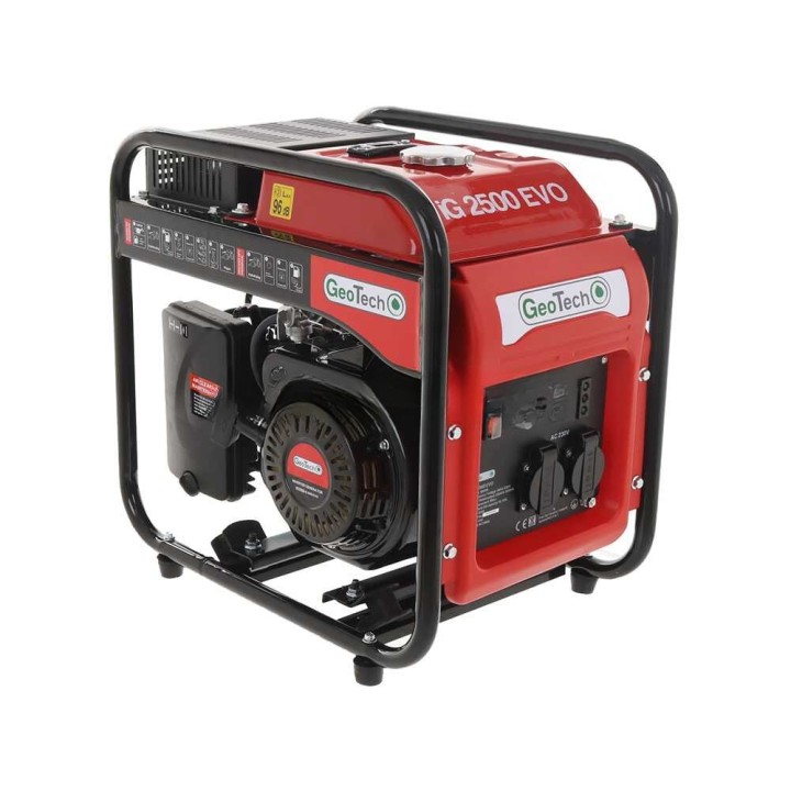 GeoTech iG 2500 EVO invertterigeneraattori, 2,5 kW, 230 V, bensiini